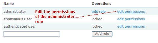 Drupal edit permissions