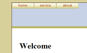 horizontal css tabs step 8