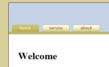 css horizontal tabs final