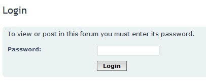 forums password-protected