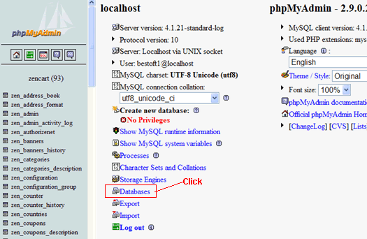 phpMyAdmin