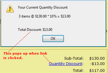 Quantity Discounts in ZenCart