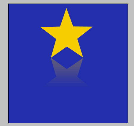 reflected star