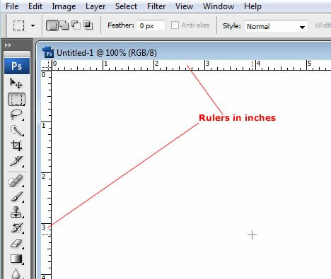 rulers in inches